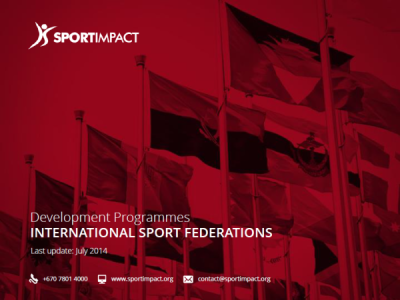 Guide to International Sport Federations Development Programmes
