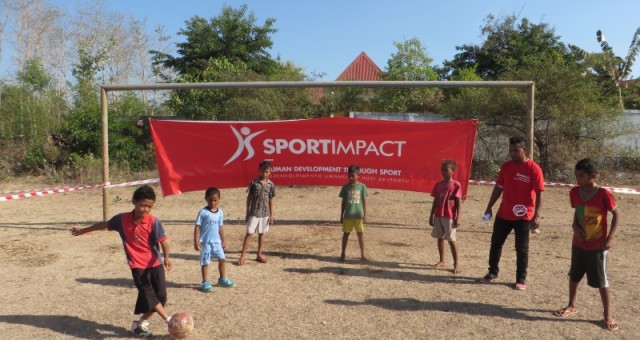 Press release – Over six hundred children gathered to play sports in Suai
